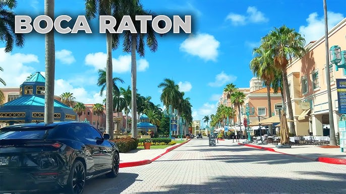 Walking Downtown Boca Raton, Florida in February 2023 