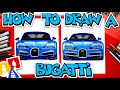 How To Draw A Bugatti Chiron (Front View)