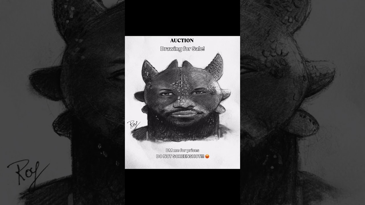 Le Dragon Drawing for sale 