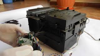 HP DesignJet  T1100ps Check/Clean/Replace The Service Station ERROR:21:10/21:11