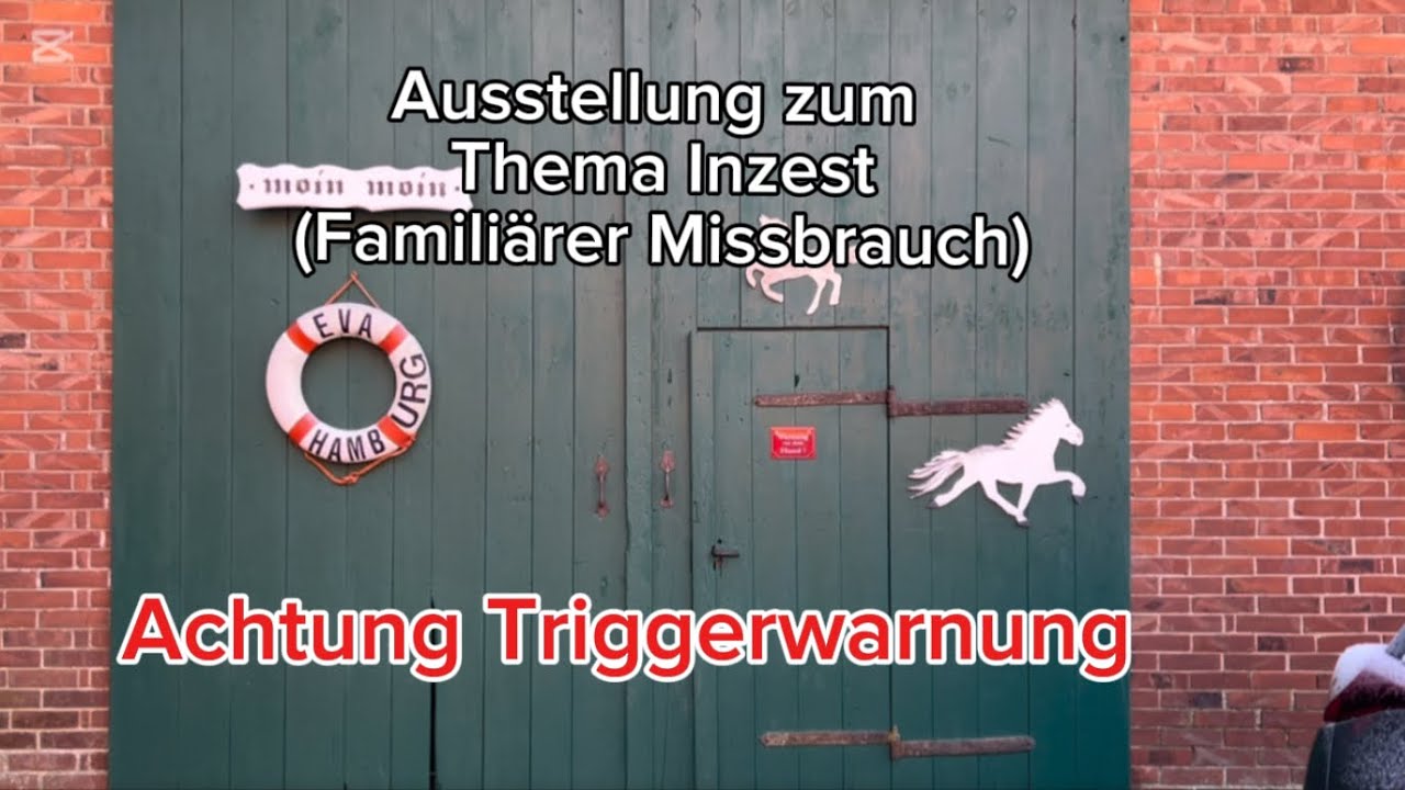 Ausstellung zum Thema Inzest (Familiärer Missbrauch) mit neuen Aufnahmen, Achtung Triggerwarnung!!!