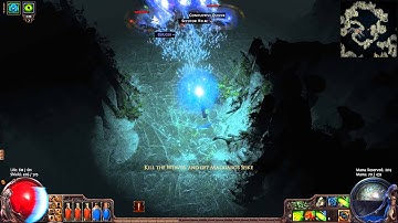 The Weaver Boss Fight (Cruel) Cast on Critical (CoC) Lvl 47 Shadow Solo - Path of Exile