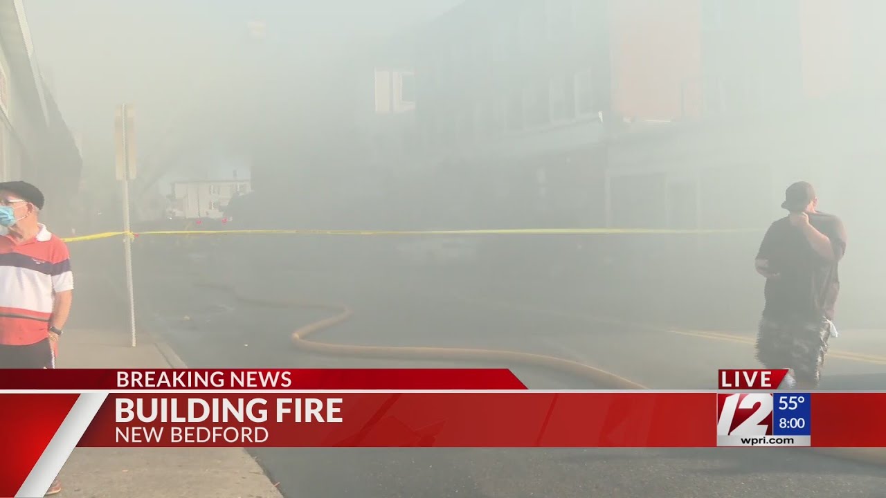 Crews respond to fire in New Bedford - YouTube