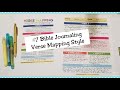 #7 Easy Peasy How To Do Bible Journaling For Beginners - Verse Mapping