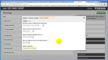 SBYWH Thesis2 - Lesson 7 - Part 7 - The Agility 2 Column Header Configuration