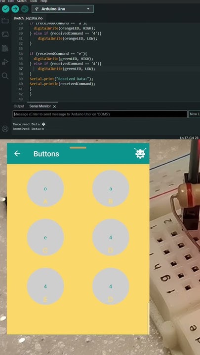 Control Your Arduino via Bluetooth!🚀 Click for the full video👆🏼 # ...