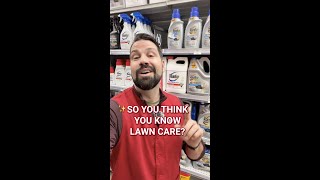 Pop Quiz! How well do you know lawn care?