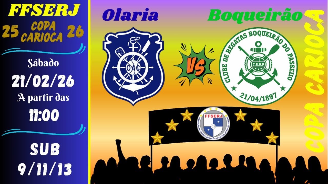 Canal dos SportS - OLARIA x BOQUEIRÃO - SUB 9 - COPA CARIOCA - FFSERJ.