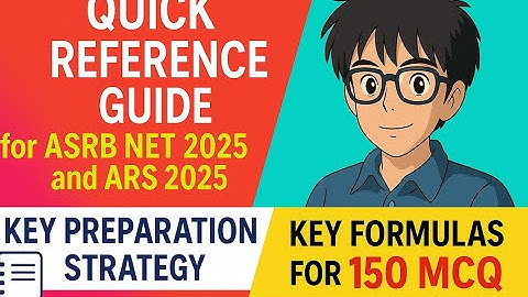 🔥 ASRB NET 2025 & ARS 2025 Quick Guide | Crack 150 MCQs Fast with Formulas & Smart Strategy #shorts