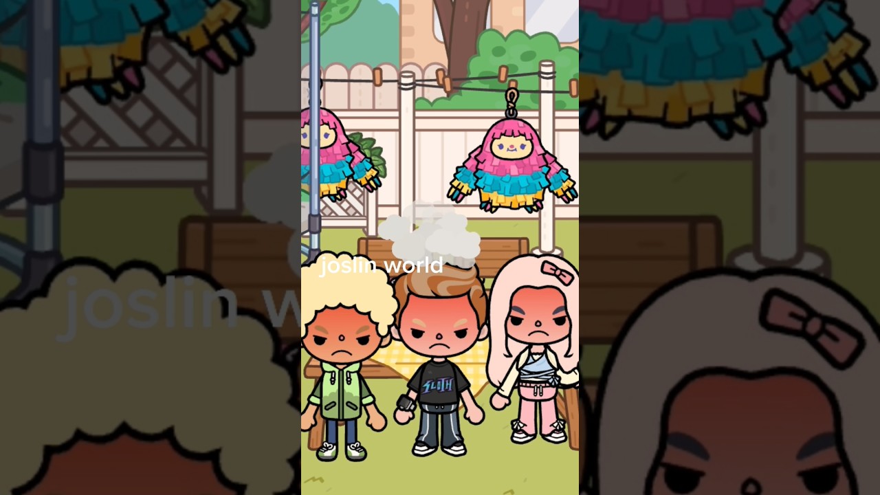 My husband kick. ed me out of the house.😭💔 #tocaboca #joslin #joslin_world #shorts