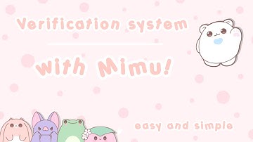 Discord - How to setup a verification system ⭐️ cute and simple