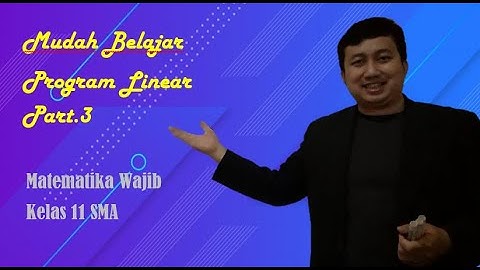 Materi & Contoh Soal Program Linear Part 3