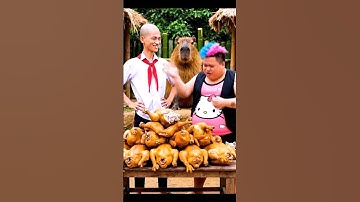 Bình ăn trộm gà đổ tội cho Capy và cái kết#shorts #capybara