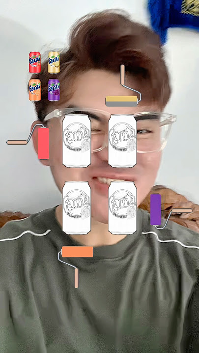 kalian suka minum fanta ga? btw warna apa duluan nih? || #nantariyadi #shorts #viralvideo #funny