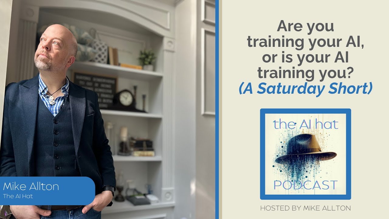 Are you training your AI? Or is your AI training you? - YouTube