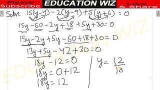 solve 15(y-4)-2(y-9)+5(y+6) = 0