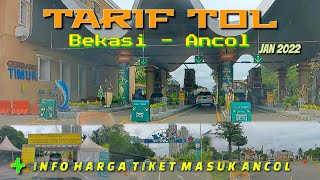 ROAD TRIP BEKASI PANTAI ANCOL JAKARTA UTARA || INFO TARIF TOL & TIKET MASUK ANCOL 2022