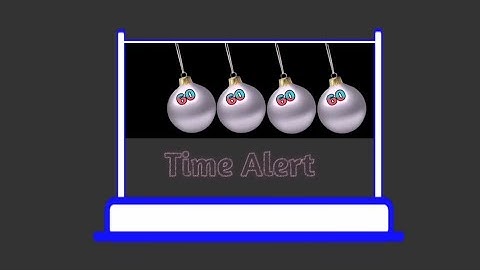 1 Minute Timer Bomb 💣 Pendulum Waves | Time Alert