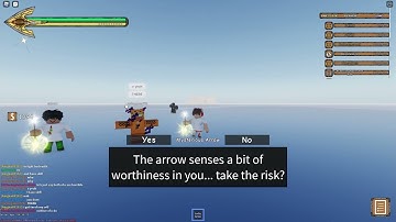 me and my friend used a lucky arrow and got.... (YBA)