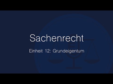 Video: Was macht ein Grundeigentümer?