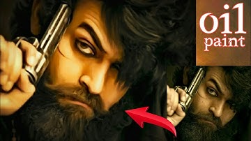 Best oil painting tutorial // editing tutorial // by shoaib edits