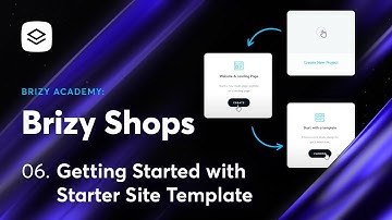 06: Getting Started with a Demo Site template for Brizy Shops | Brizy Academy