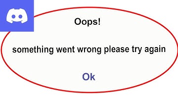 Fix Discord App Oops Something Went Wrong Error | Fix Discord  went wrong error |PSA 24