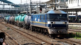 2020/07/02 JR Freight: Empty Oil Tank Cars by EF210-306 at Omiya