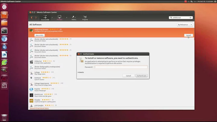 Install drivers - Ubuntu 12.10