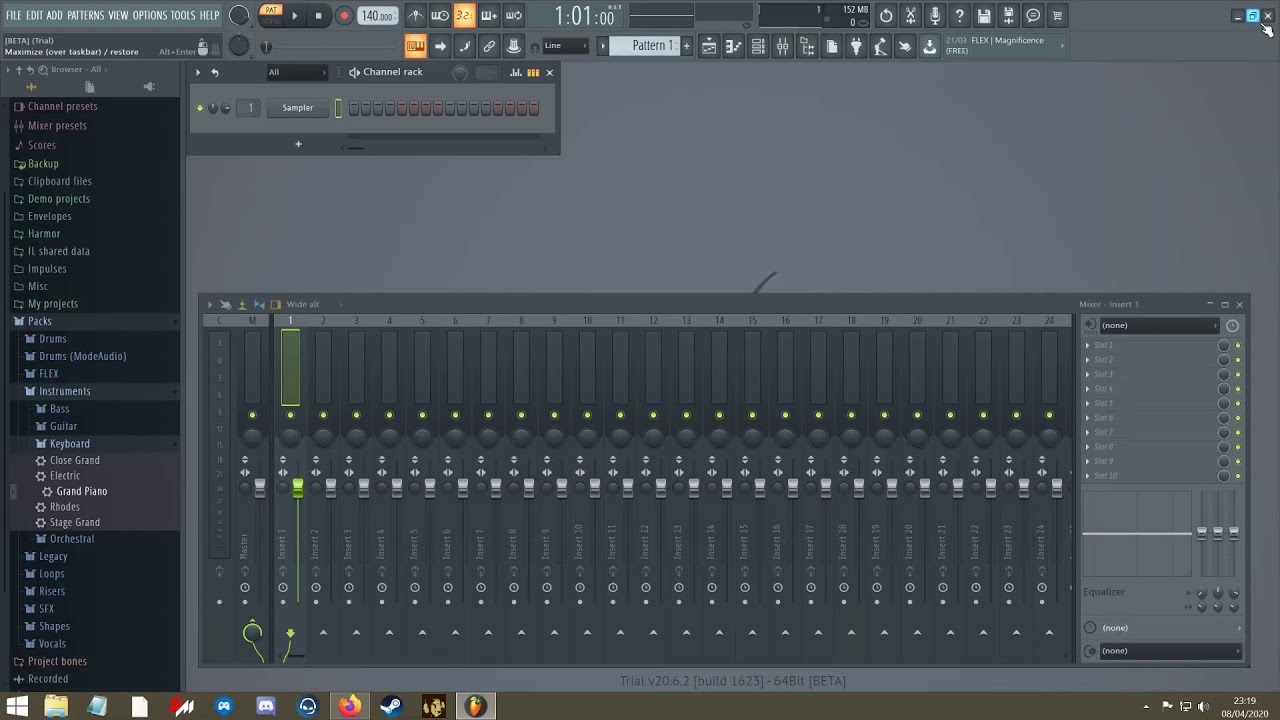 Testing FL Studio ( demo ) - YouTube