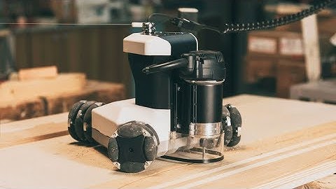 Goliath CNC - Portable and autonomous robotic machine tool