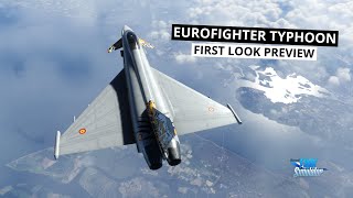 Startup, Avionics & ILS | Eurofighter Typhoon l Full Flight First Look | CJ Simulations (MSFS) screenshot 4