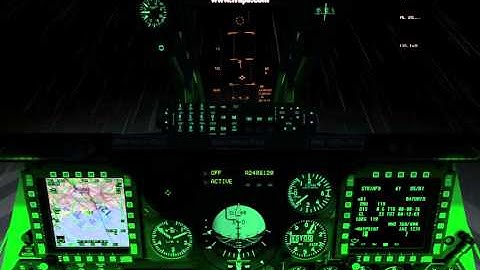 DCS A-10C Night ILS Zero VIZ