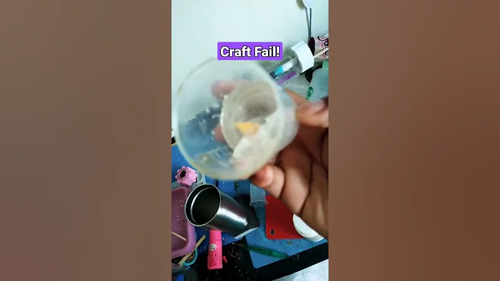 Craft fail! My resin flash cured   #craftfail