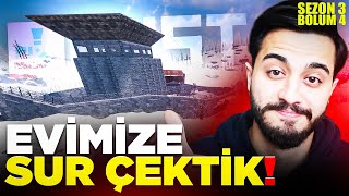 Evi̇mi̇ze Taş Sur Duvari Çekti̇k Güvendeyi̇z Rust Sezon 3 Bölüm 4