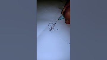 harsh name signature style #shorts #signature #viral #trending #letter H @Signature_style804