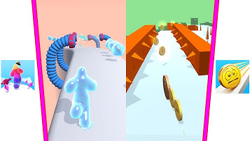 Coin Rush Vs Blob Runner 3D All Levels Gameplay Walkthrough 4K HD 😬😬😬
