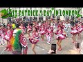 St patrick day in london 2023  central london walking tour 4k 60fps