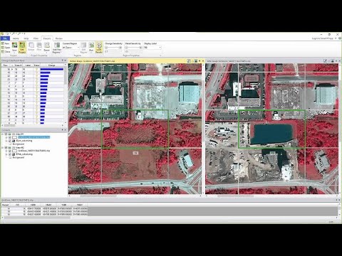 Using a Vegetation Filter with Change Detection in ERDAS IMAGINE