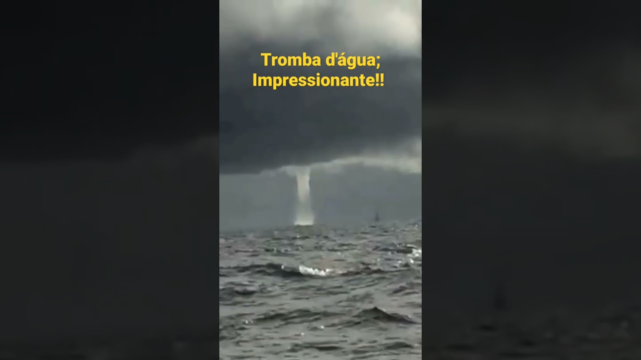 Tromba d'água; Gravado ao vivo! Aracruz ES ; Brasil.