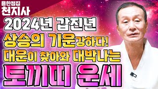 2024년 갑진년 대박나는 토끼띠운세 상승의 기운이 강하다! 대운이 찾아와 대박나는 토끼띠운세?!  51년생…