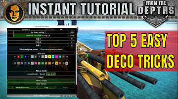 Easy Deco Tips in From the Depths for Beginners!
