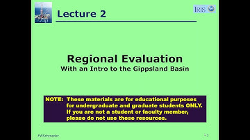 Regional Geology & The Barracouta Field - Petroleum Exploration: A Field Example