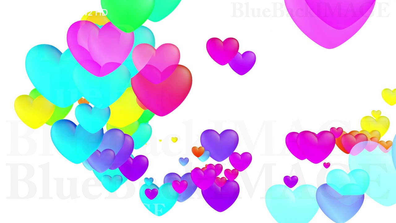 ハート レインボー 虹色 カラフル 空間 スペース バック 背景 ポップ Colorful Heart Fhw2 Hd Youtube