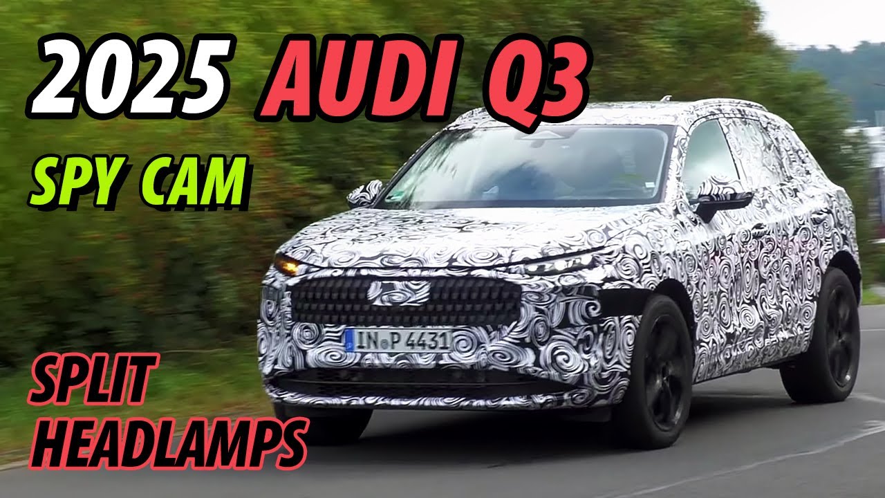 SPY VIDEO: 2025 Audi Q3 (ENGINE/TRACK SOUNDS, NO TALKING) 