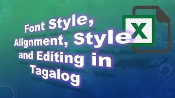 Ms Excel Beginner Part 3  Home Tab Font Style, Alignment, Style and Editing Ribbon in Ms Excel 2016
