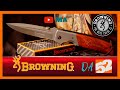 Обзор . Нож Browning DA 52 .Складной нож . Нож для рыбалки .