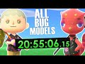 I collected every bug model in animal crossing new horizons