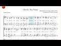 Father we love you we worship and adore you  glorify thy name donna atkins satb for mixed choir