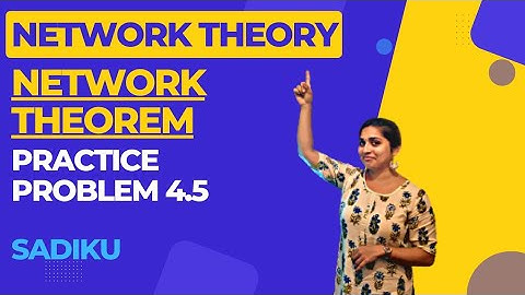 Practice problem 4.5 Fundamental of Electric Circuits Alexander Sadiku 5th edition|GATE|ESE|ISRO